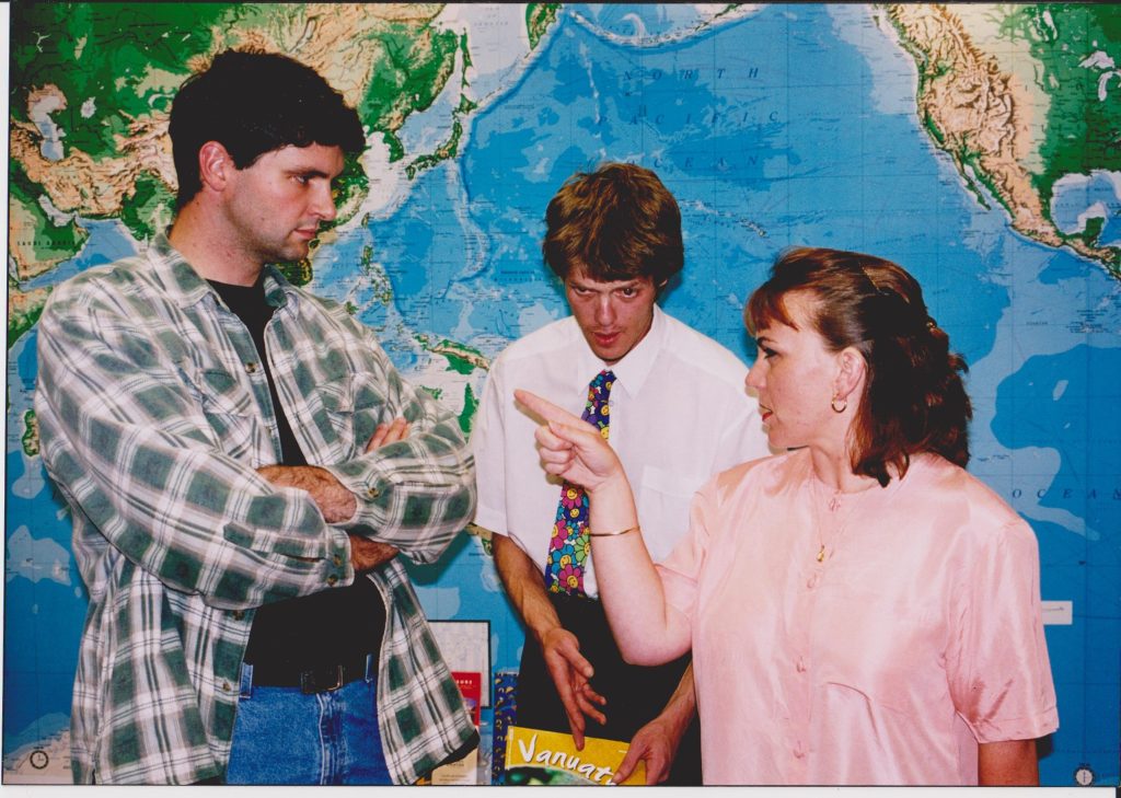 Andrew Edgar Paulette McIndoe Mike Pyefinch in Holiday